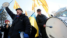 Всеукраинская акция протеста украинских вкладчиков в Киеве Всеукраинская акция протеста украинских вкладчиков в Киеве