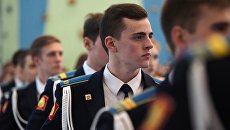 Новогодний кадетский бал. Архивное фото Новогодний кадетский бал. Архивное фото