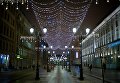 Новогодняя иллюминация на одной из улиц Санкт-Петербурга Новогодняя иллюминация на одной из улиц Санкт-Петербурга