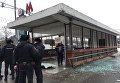 Полицейские у метро Коломенское, где раздался хлопок. 22 декабря 2016 Полицейские у метро Коломенское, где раздался хлопок. 22 декабря 2016