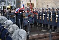 Траурная процессия на церемонии прощания с послом России в Турции Андреем Карловым в министерстве иностранных дел России Траурная процессия на церемонии прощания с послом России в Турции Андреем Карловым в министерстве иностранных дел России