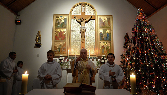 Католики и протестанты мира встречают Рождество Христово