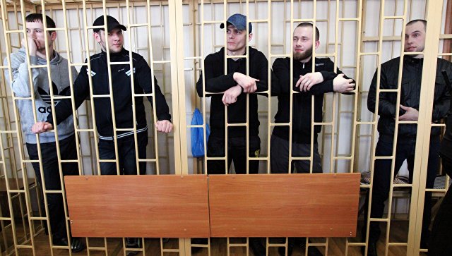 Оглашение приговора по делу приморских партизан в зале Приморского краевого суда во Владивостоке. Архивное фото