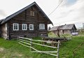 Жилые деревянные дома в деревне Кинерма в Карелии Жилые деревянные дома в деревне Кинерма в Карелии
