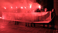Обама, гори в аду – акция протеста у американского посольства в Москве Обама, гори в аду – акция протеста у американского посольства в Москве
