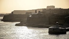 Морская крепость Валетта на Мальте. Архивное фото Морская крепость Валетта на Мальте. Архивное фото