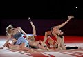 Спортсменки сборной России по художественной гимнастике в гала-концерте Гран-при Москвы по художественной гимнастике Спортсменки сборной России по художественной гимнастике в гала-концерте Гран-при Москвы по художественной гимнастике