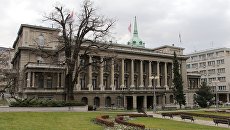 Президентский дворец в Белграде. Архивное фото Президентский дворец в Белграде. Архивное фото