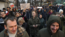 Участники уличной акции Марш нетунеядцев в Минске. 15 марта 2017 Участники уличной акции Марш нетунеядцев в Минске. 15 марта 2017