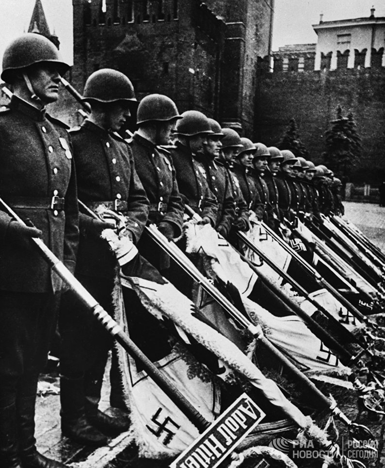 Парад Победы на Красной площади в Москве, 24 июня 1945