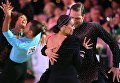 Константин Чигирев и Дарья Михальская (Россия) выступают на чемпионате Европы по латиноамериканским танцам в Москве Константин Чигирев и Дарья Михальская (Россия) выступают на чемпионате Европы по латиноамериканским танцам в Москве