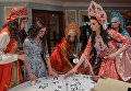 Участницы перед началом финала конкурса Российская красавица 2017 в Korston Club Hotel в Москве Участницы перед началом финала конкурса Российская красавица 2017 в Korston Club Hotel в Москве