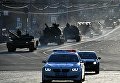 Танк Т-72Б3, самоходные гаубицы Коалиция-СВ и Мста-С, зенитные ракетные комплексы БУК-М2 и Тор-М2У во время репетиции парада Победы в Москве Танк Т-72Б3, самоходные гаубицы Коалиция-СВ и Мста-С, зенитные ракетные комплексы БУК-М2 и Тор-М2У во время репетиции парада Победы в Москве
