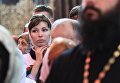 Верующие во время богослужения в храме Христа Спасителя, где находится ковчег с мощами святителя Николая Чудотворца Верующие во время богослужения в храме Христа Спасителя, где находится ковчег с мощами святителя Николая Чудотворца