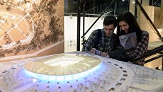 Проект стадиона в Нижнем Новгороде для проведения Чемпионата мира по футболу 2018 году. Архивное фото Проект стадиона в Нижнем Новгороде для проведения Чемпионата мира по футболу 2018 году. Архивное фото
