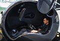 Посетитель в Экспофоруме накануне открытия Санкт-Петербургского международного экономического форума 2017 Посетитель в Экспофоруме накануне открытия Санкт-Петербургского международного экономического форума 2017