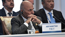 Президент Афганистана Ашраф Гани на заседании совета глав государств - членов Шанхайской организации сотрудничества. 9 июня 2017 Президент Афганистана Ашраф Гани на заседании совета глав государств - членов Шанхайской организации сотрудничества. 9 июня 2017