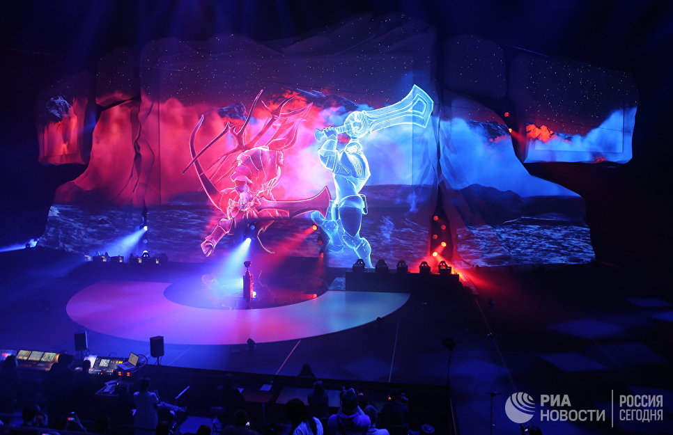 Церемония открытия турнира Epicenter на арене ВТБ Ледовый дворец в Москве Церемония открытия турнира Epicenter на арене ВТБ Ледовый дворец в Москве