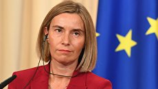 Верховный представитель Европейского союза по иностранным делам и политике безопасности Федерика Могерини. Архивное фото Верховный представитель Европейского союза по иностранным делам и политике безопасности Федерика Могерини. Архивное фото