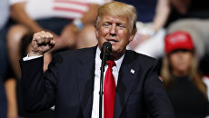 Выступление президента США Дональда Трампа. Архивное фото Выступление президента США Дональда Трампа. Архивное фото