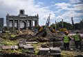 Арка Главного входа во время проведения работ по реконструкции ВДНХ Арка Главного входа во время проведения работ по реконструкции ВДНХ