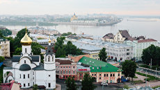 Центр Нижнего Новгорода. Архивное фото Центр Нижнего Новгорода. Архивное фото