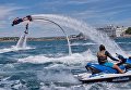 Участник международного фестиваля водных экстремальных видов спорта X Fest в Севастополе Участник международного фестиваля водных экстремальных видов спорта X Fest в Севастополе