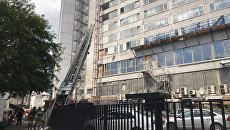 Пожар на улице Новый Арбат в Москве. 18 июля 2017 Пожар на улице Новый Арбат в Москве. 18 июля 2017
