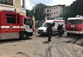 Пожар на улице Новый Арбат в Москве. 18 июля 2017 Пожар на улице Новый Арбат в Москве. 18 июля 2017