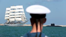 Во время празднования Дня Военно-морского флота России в Севастополе. 30 июля 2017 Во время празднования Дня Военно-морского флота России в Севастополе. 30 июля 2017