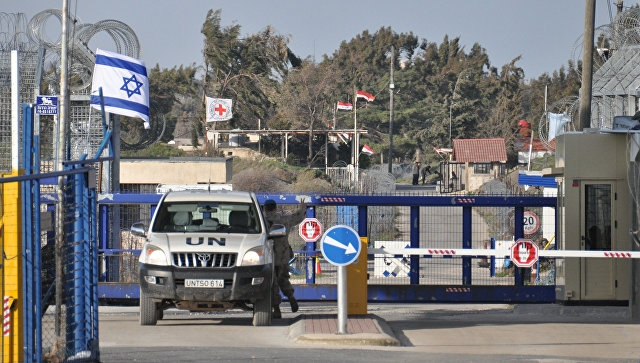 Пограничный пункт между Сирией и Израилем. Архивное фото