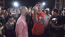 Баттл Oxxxymiron против Гнойного Баттл Oxxxymiron против Гнойного