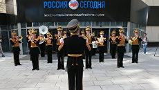 Выступление Центрального военного оркестра МО РФ в агентстве Россия сегодня Выступление Центрального военного оркестра МО РФ в агентстве Россия сегодня