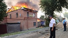 Пожар на территории жилого сектора в Ростове-на-Дону. 21 августа 2017 Пожар на территории жилого сектора в Ростове-на-Дону. 21 августа 2017