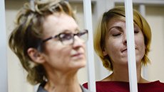 Ольга Алисова во время предварительных слушаний в Железнодорожном суде. Архивное фото Ольга Алисова во время предварительных слушаний в Железнодорожном суде. Архивное фото