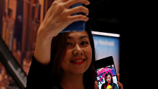 На презентации Samsung Galaxy Note 8 в Нью-Йорке На презентации Samsung Galaxy Note 8 в Нью-Йорке