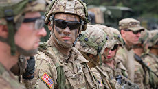 Cолдаты США на военных учениях Saber Strike в Оржише, Польша. 16 июня 2017 Cолдаты США на военных учениях Saber Strike в Оржише, Польша. 16 июня 2017