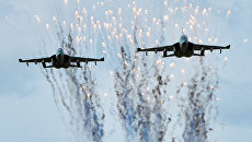 Самолеты Як-130 ВВС Белоруссии в ходе подготовки к учениям Запад-2017 в Могилевской области Самолеты Як-130 ВВС Белоруссии в ходе подготовки к учениям Запад-2017 в Могилевской области