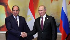 Президент Египта пригласил Путина посетить страну