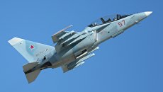 Самолет Як-130. Архивное фото. Самолет Як-130. Архивное фото.