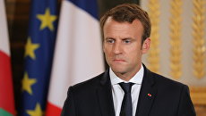Президент Франции Эммануэль Макрон в Елисейском дворце в Париже. 25 сентября 2017 Президент Франции Эммануэль Макрон в Елисейском дворце в Париже. 25 сентября 2017