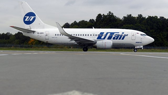 Самолет авиакомпании UTair. Архивное фото