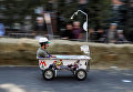 Участник гонки Soapbox Red Bull в Алматы, Казахстан. Участник гонки Soapbox Red Bull в Алматы, Казахстан.