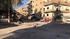 Последствия ракетного обстрела в Дейр-эз-Зоре. Архивное фото Последствия ракетного обстрела в Дейр-эз-Зоре. Архивное фото