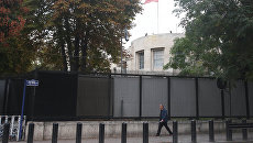 Здание посольства США в Анкаре, Турция. 9 октября 2017 Здание посольства США в Анкаре, Турция. 9 октября 2017