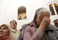 Верующие во время служения патриархом Московским и всея Руси Кириллом чина Великого освящения храма преподобного Сергия Радонежского на Ходынском поле Верующие во время служения патриархом Московским и всея Руси Кириллом чина Великого освящения храма преподобного Сергия Радонежского на Ходынском поле