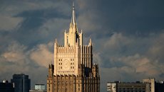 Здание министерства иностранных дел РФ в Москве. Архивное фото Здание министерства иностранных дел РФ в Москве. Архивное фото