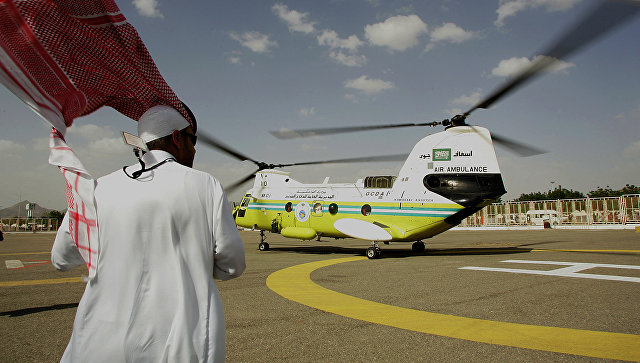 Вертолет службы спасения Саудовской Аравии. Архивное фото