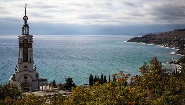 Храм-маяк святителя Николая Чудотворца в Крыму. Архивное фото