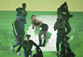Британская певица Рита Ора во время выступление на MTV Europe Music Awards Британская певица Рита Ора во время выступление на MTV Europe Music Awards